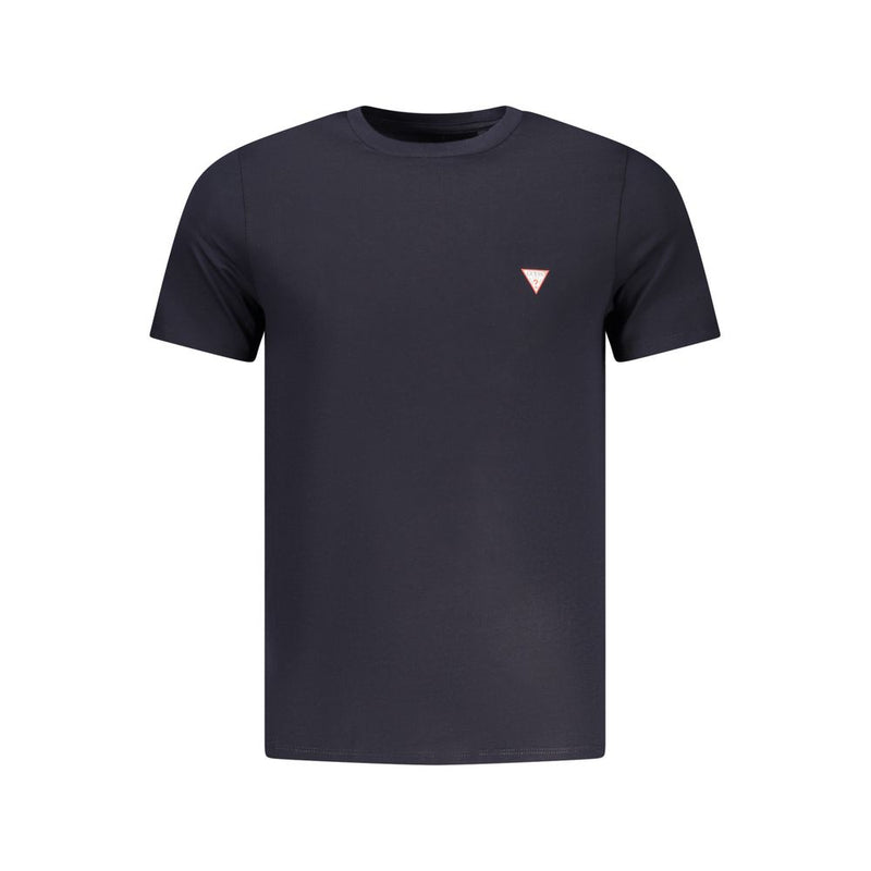Guess Jeans Blu Cotton Men's T-Shirt - Iconic Style