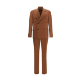 Lardini Brown Cotton Two-Piece Suit for Men - IT52 | XL