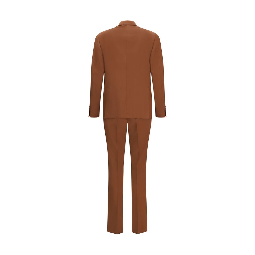 Lardini Brown Cotton Two-Piece Suit for Men - IT52 | XL