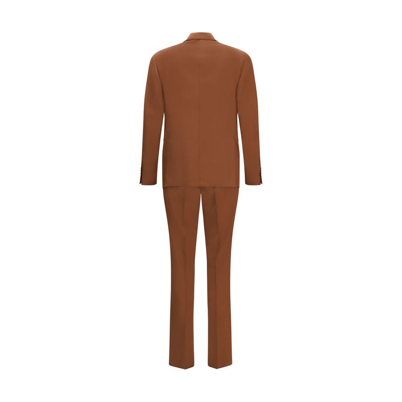 Lardini Brown Cotton Two-Piece Suit for Men - IT52 | XL