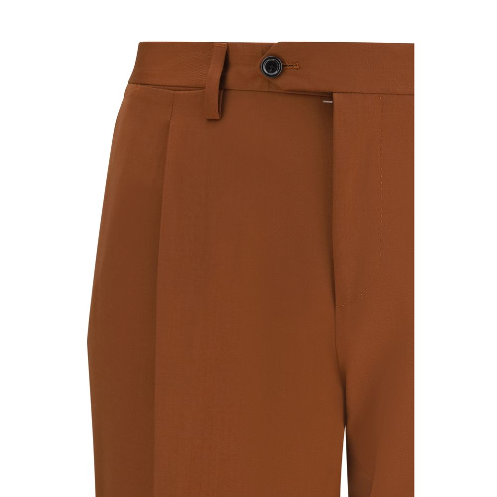 Lardini Brown Cotton Two-Piece Suit for Men - IT52 | XL