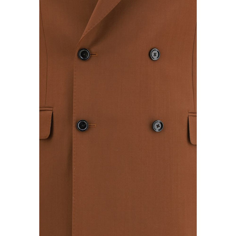 Lardini Brown Cotton Two-Piece Suit for Men - IT52 | XL