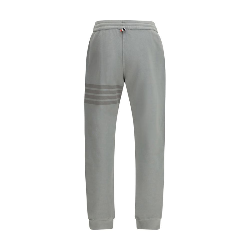 Thom Browne Gray Cotton Joggers - Stylish Comfort for Men