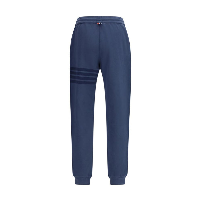 Thom Browne Blue Cotton Casual Pants for Men