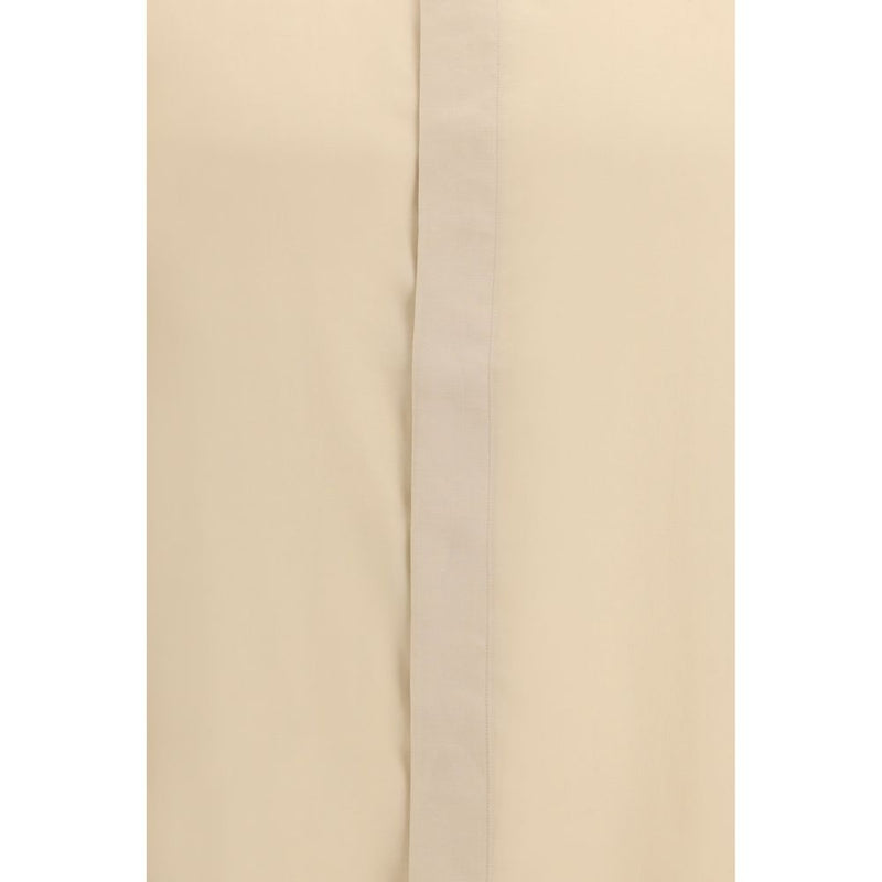 Lardini Beige Tencel Overhemd