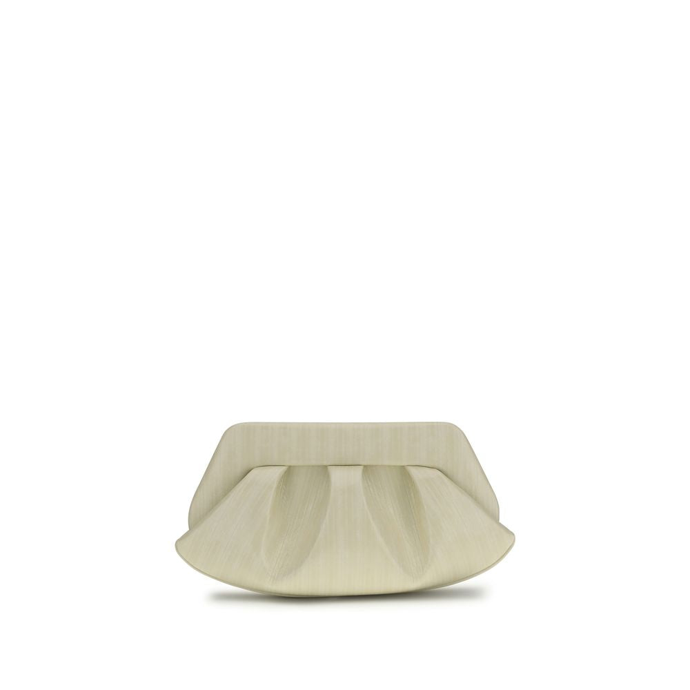 THEMOIRè Bios Baguette Clutch Bag - Sac à main en cuir vegan blanc