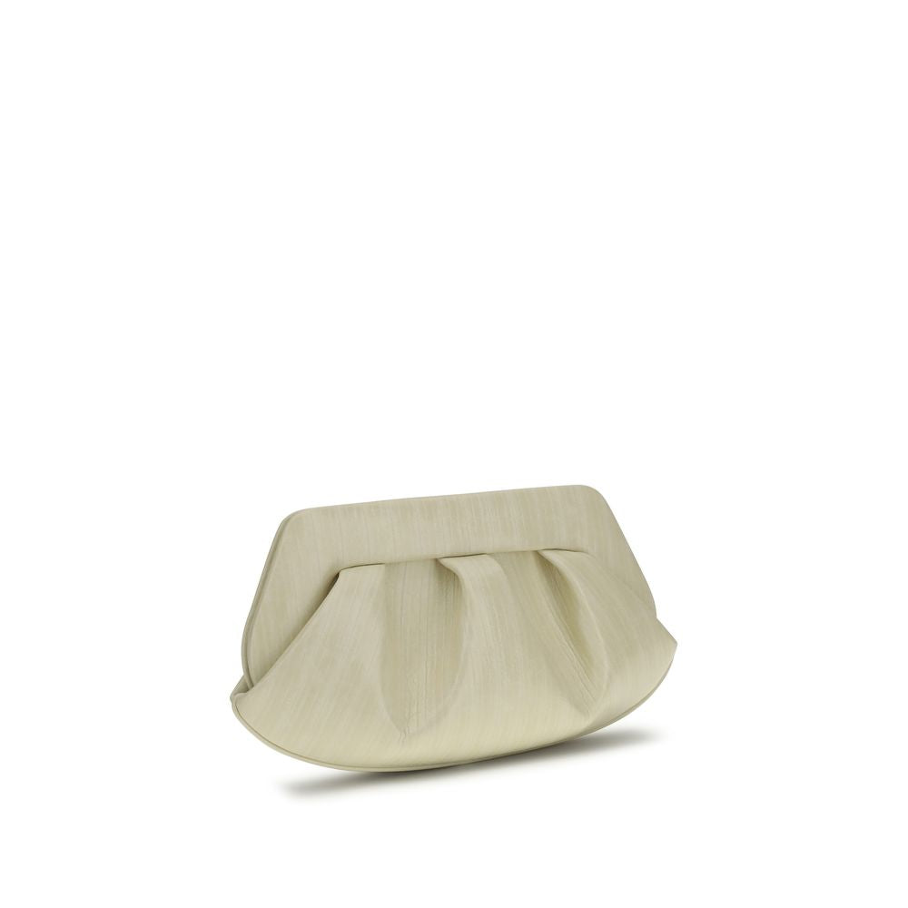 THEMOIRè Bios Baguette Clutch Bag - Sac à main en cuir vegan blanc