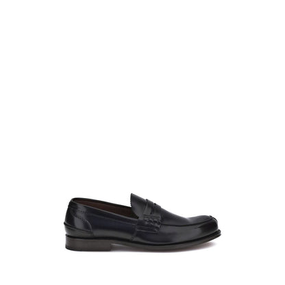 Church's Brown Calf Leather Bos Taurus Slip-On Loafers