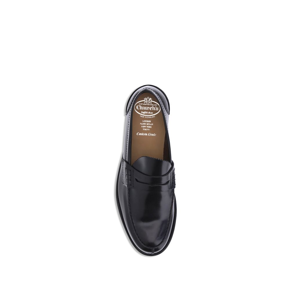 Church's Brown Calf Leather Bos Taurus Slip-On Loafers