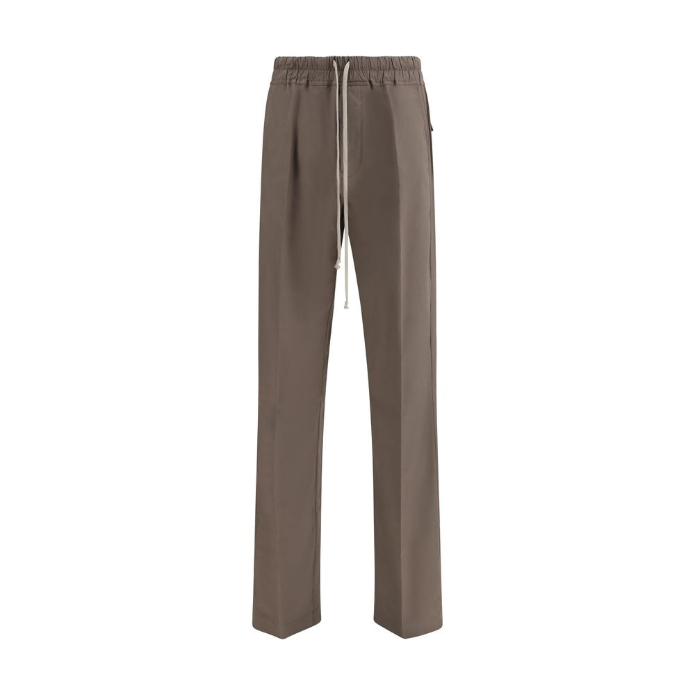 Rick Owens Dietrich Brown Viscose Casual Pants