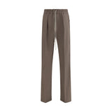 Rick Owens Dietrich Brown Viscose Casual Pants