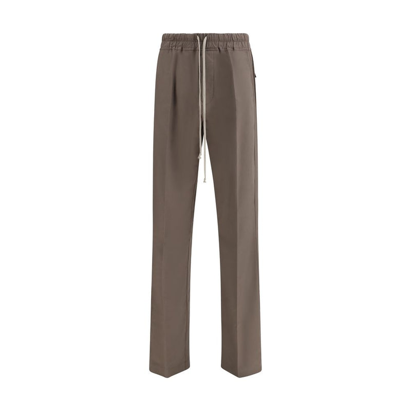 Rick Owens Dietrich Brown Viscose Casual Pants