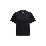 Loulou De Saison Telanto T-Shirt en Coton Noir pour Femmes