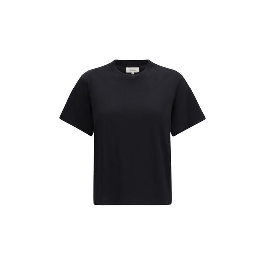 Loulou De Saison Telanto T-Shirt en Coton Noir pour Femmes