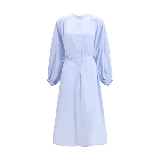 Loulou De Saison Robe décontractée en coton bleu clair