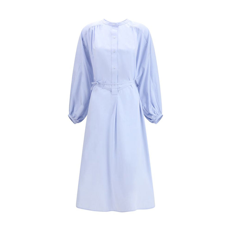 Loulou De Saison Robe décontractée en coton bleu clair