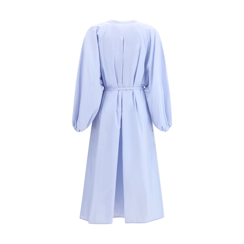 Loulou De Saison Robe décontractée en coton bleu clair