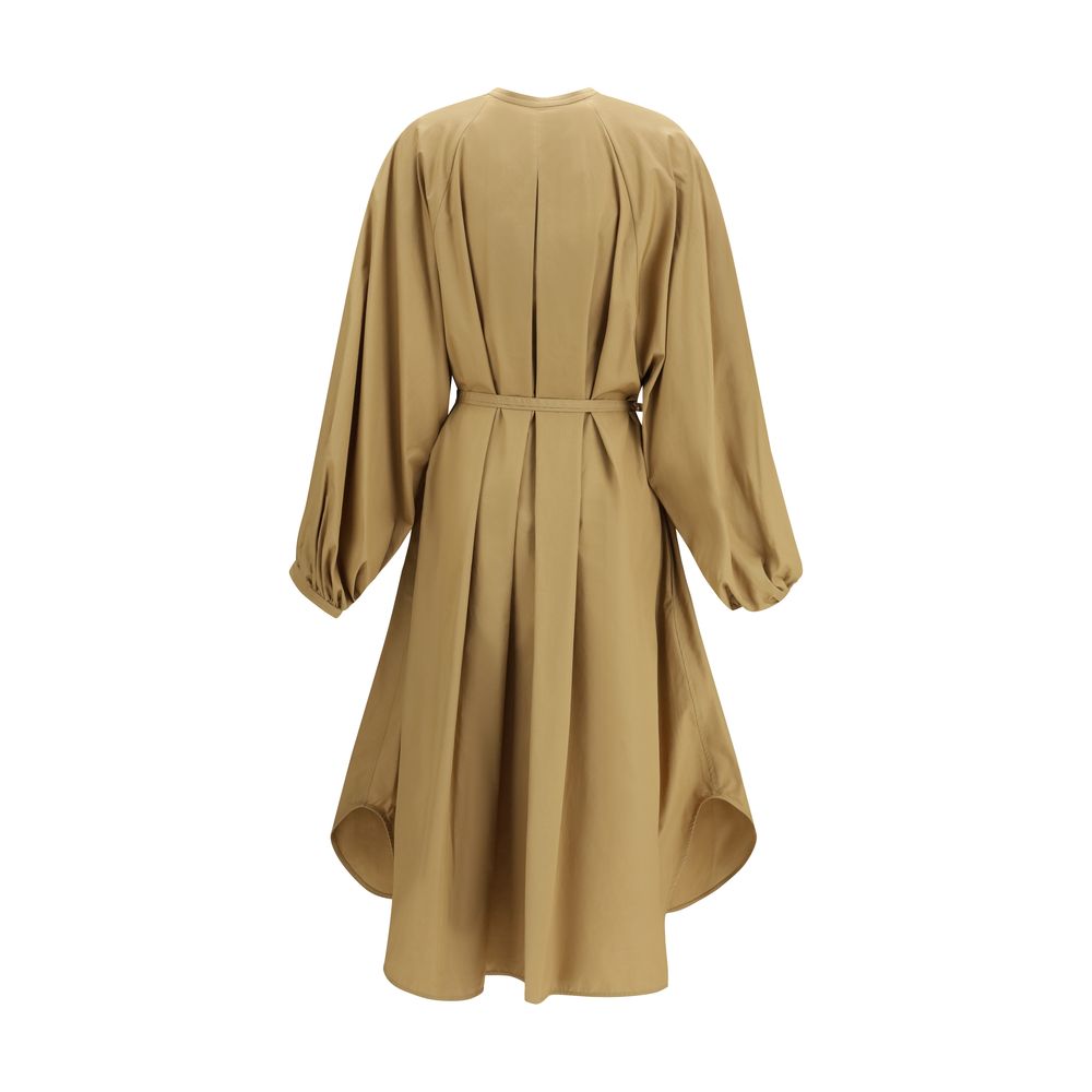 Loulou De Saison Vitti Shirt Dress en Coton Beige