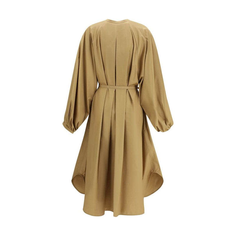 Loulou De Saison Vitti Shirt Dress - Beige Cotton for Summer