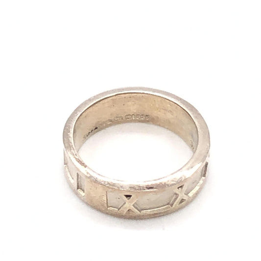 Tiffany & Co. Atlas Ring - Sterling Silver - US Size 5