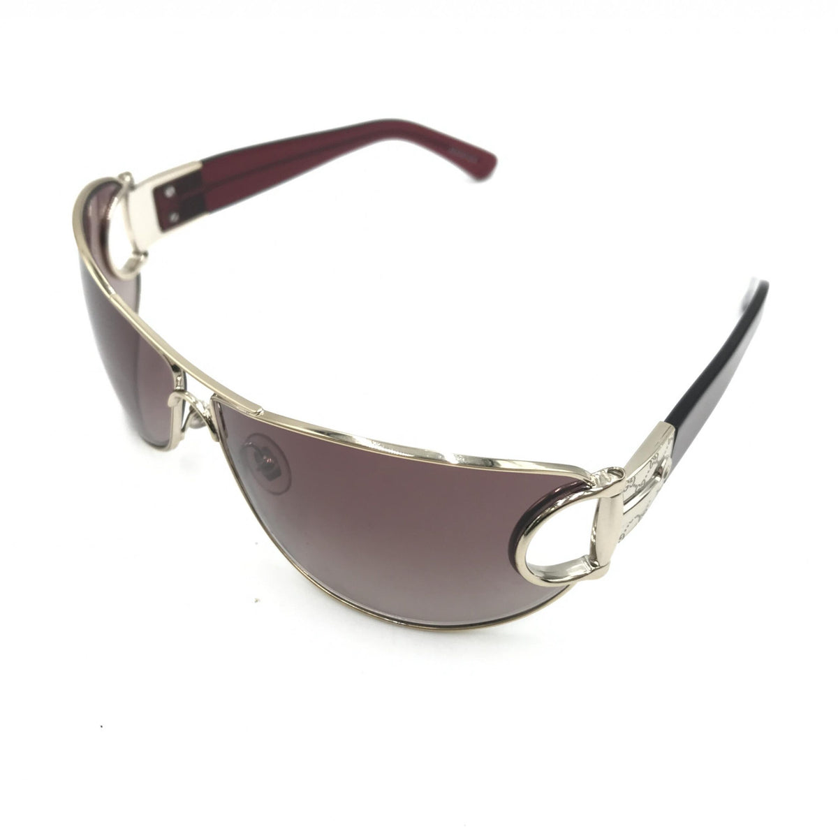 Gucci Aviator Horsebit Sunglasses with Tinted Lenses