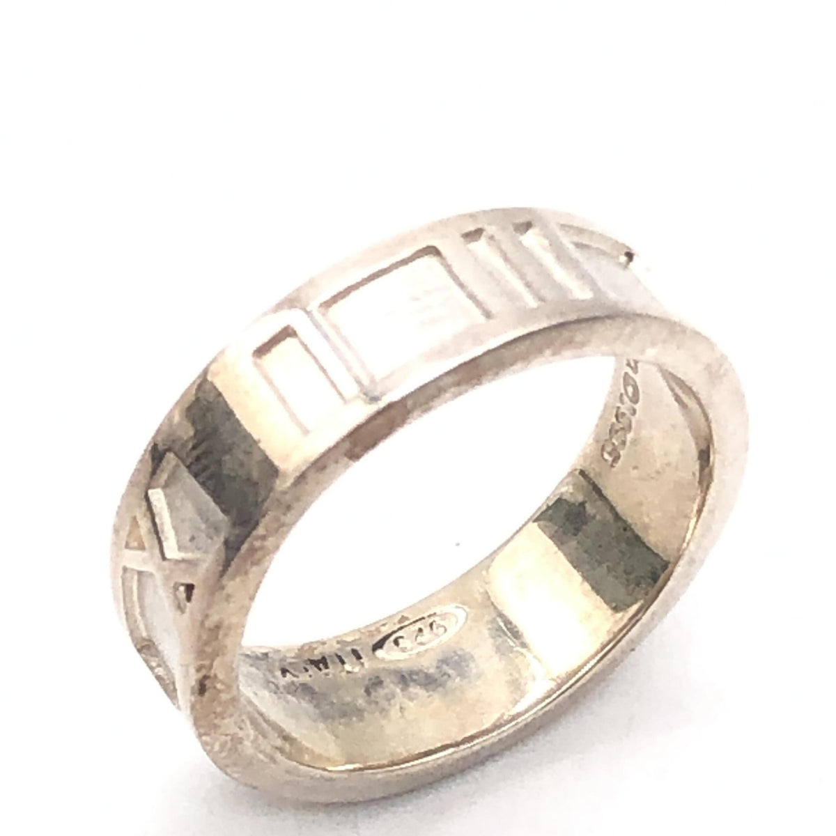 Tiffany & Co. Atlas Ring - Sterling Silver - US Size 5