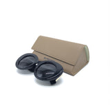 Burberry Black Oversized Round Sunglasses - Timeless Elegance