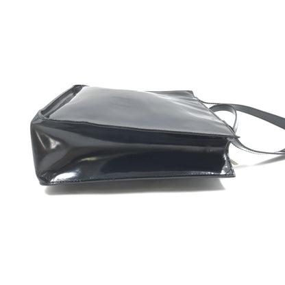 Chanel Black Patent Leather Tote