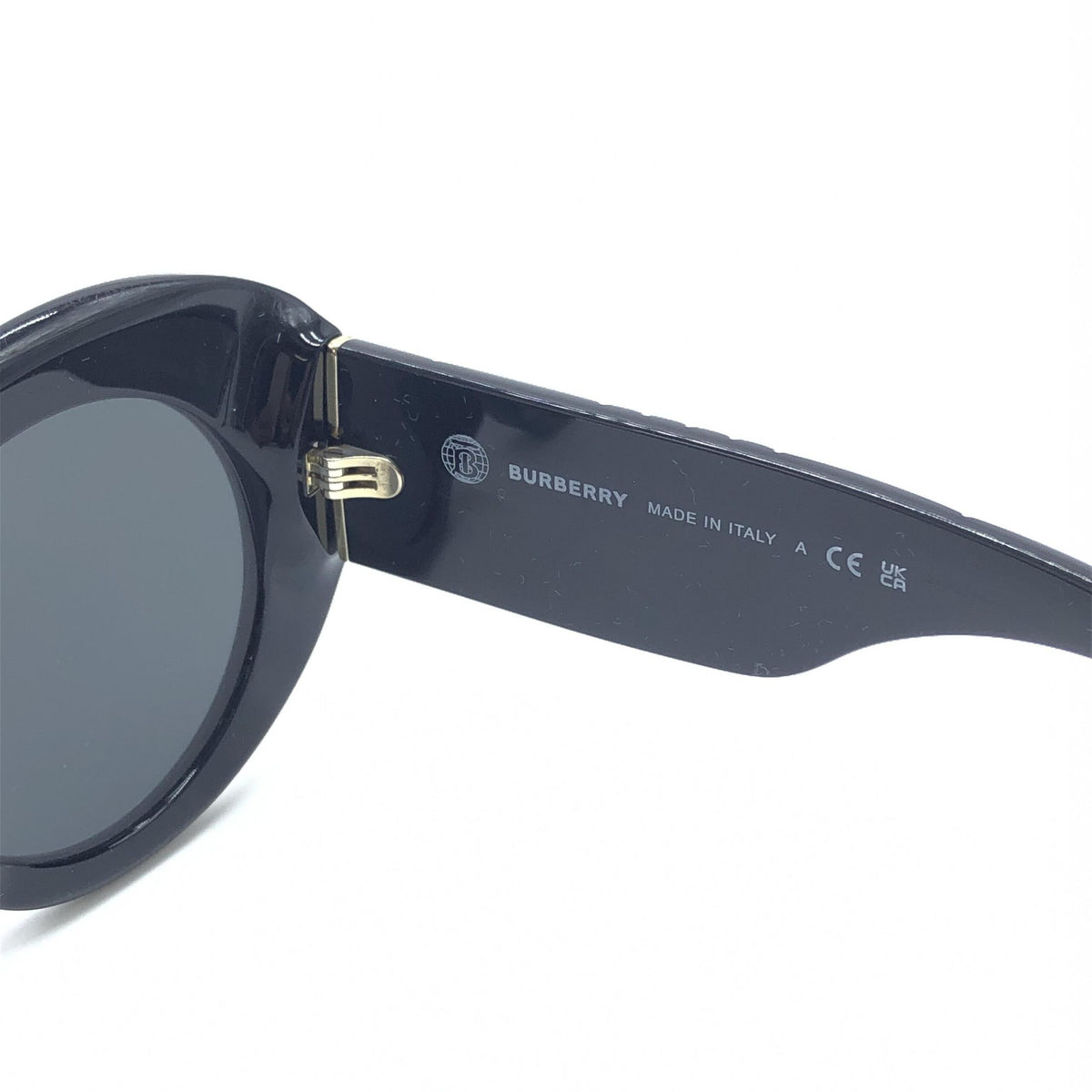 Burberry Black Oversized Round Sunglasses - Timeless Elegance