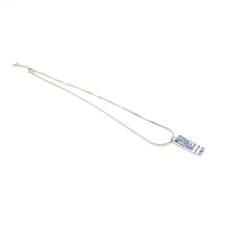 Collier Pendentif Trotter Bleu Christian Dior