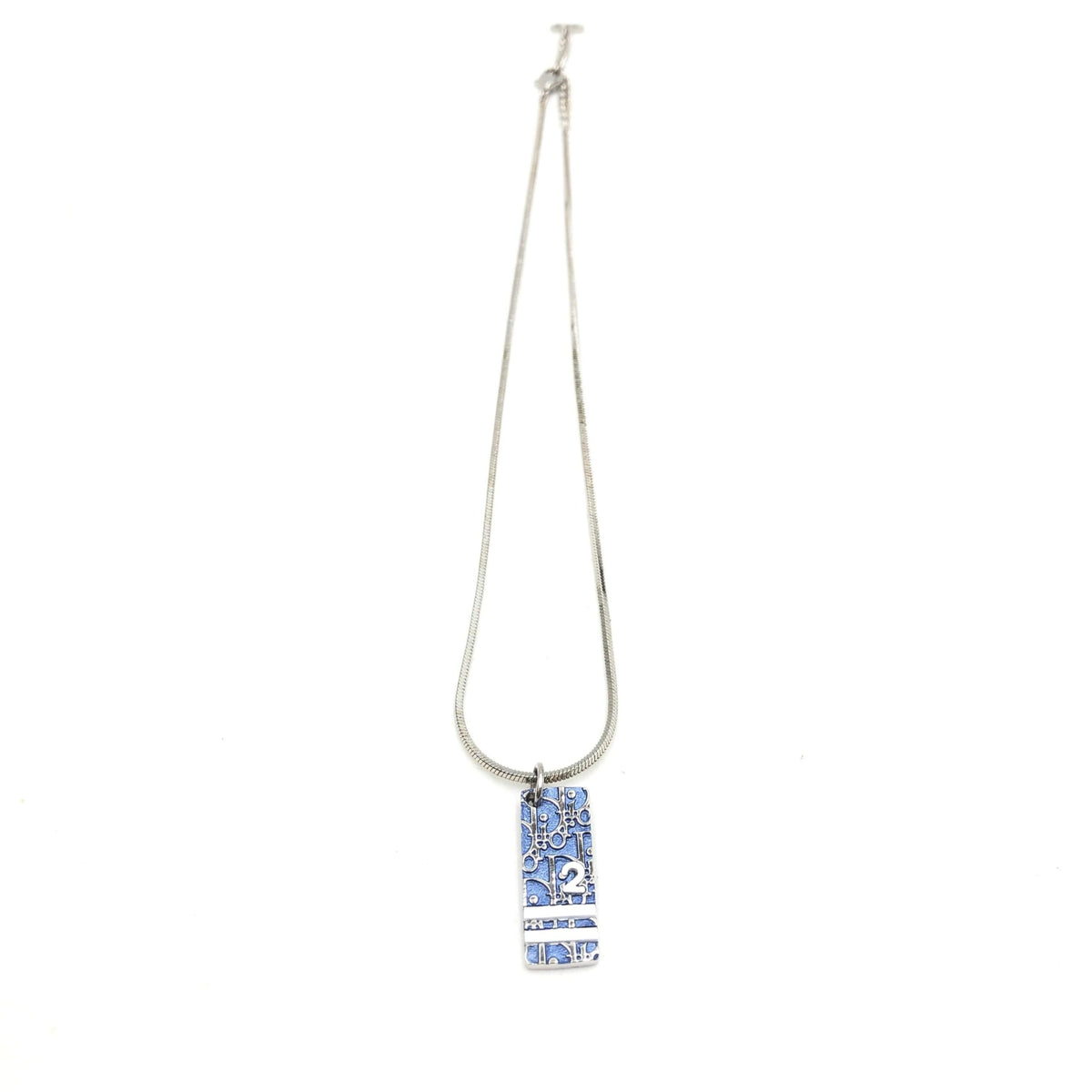 Collier Pendentif Trotter Bleu Christian Dior