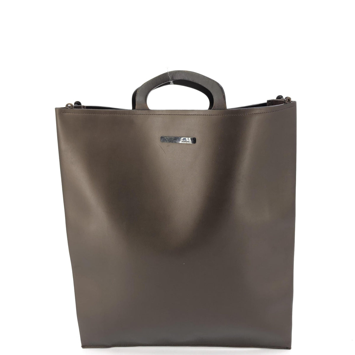 Gucci Brown Leather Handbag - Élégance Intemporelle