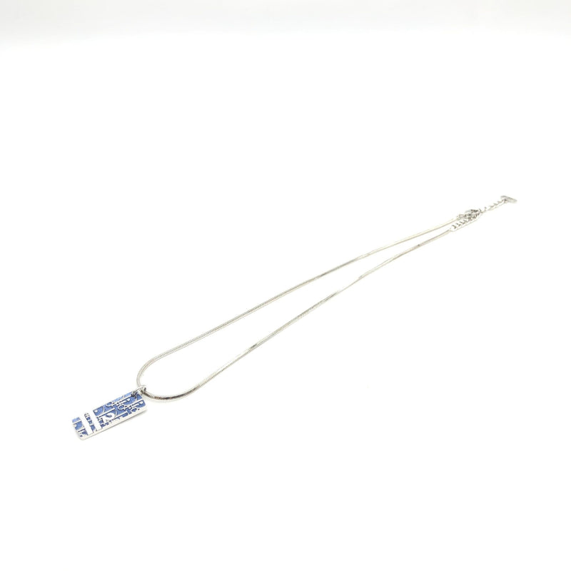 Collier Pendentif Trotter Bleu Christian Dior