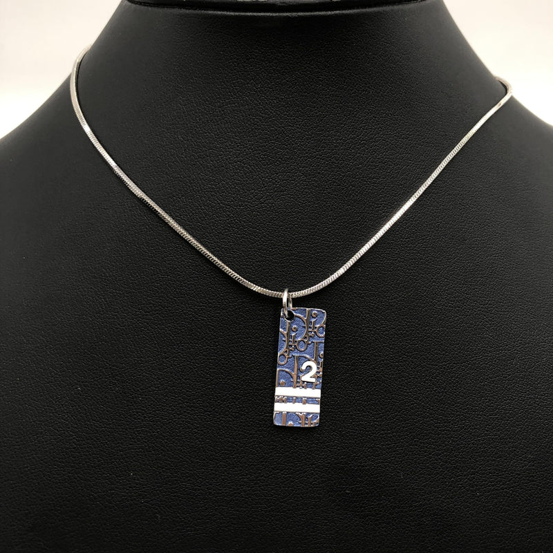 Collier Pendentif Trotter Bleu Christian Dior