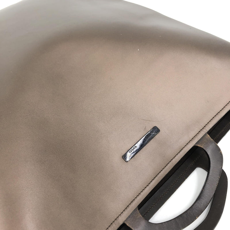 Gucci Brown Leather Handbag - Timeless Elegance