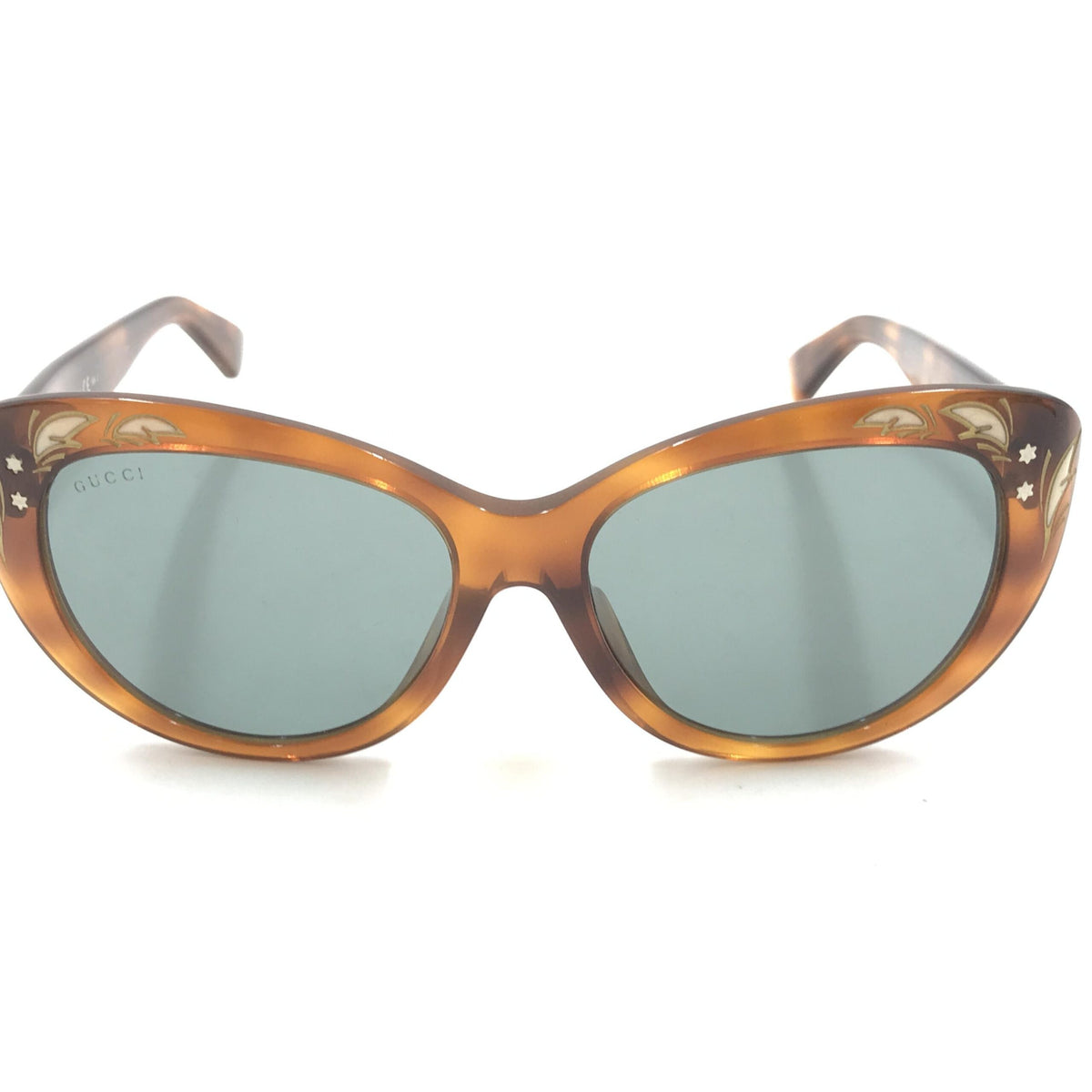 Gucci Cat Eye Sunglasses with Tortoise Shell Design