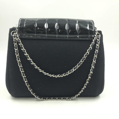 Chanel Chocolate Bar Patent Leather Shoulder Bag