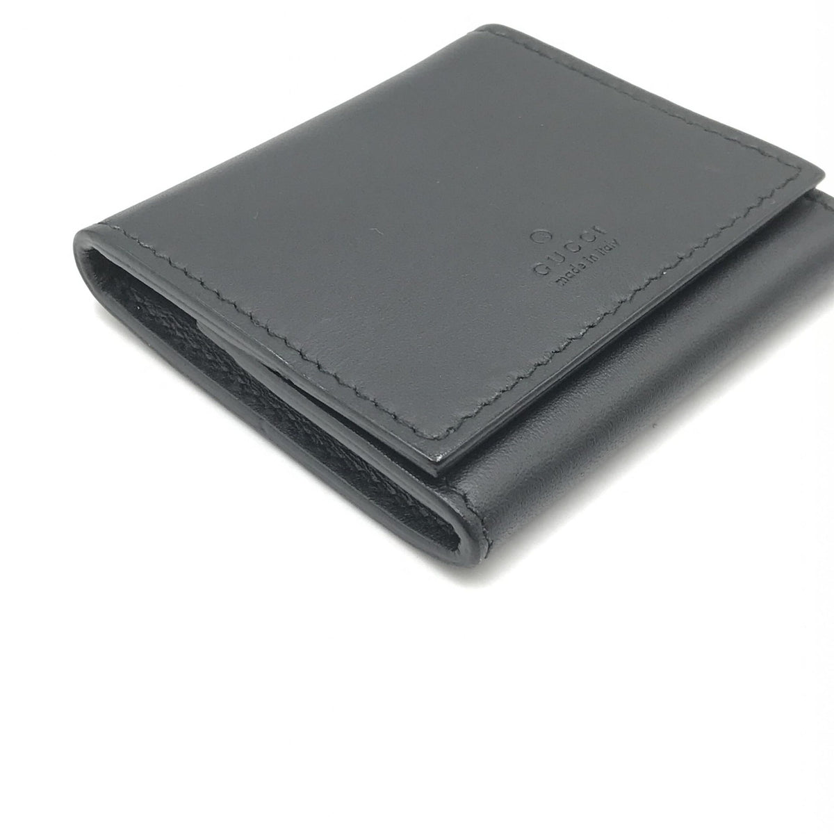 Gucci Compact Leather Wallet - Timeless Elegance in Black