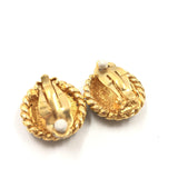 Chanel Gold Plated CC Clip On Earrings - Timeless Elegance