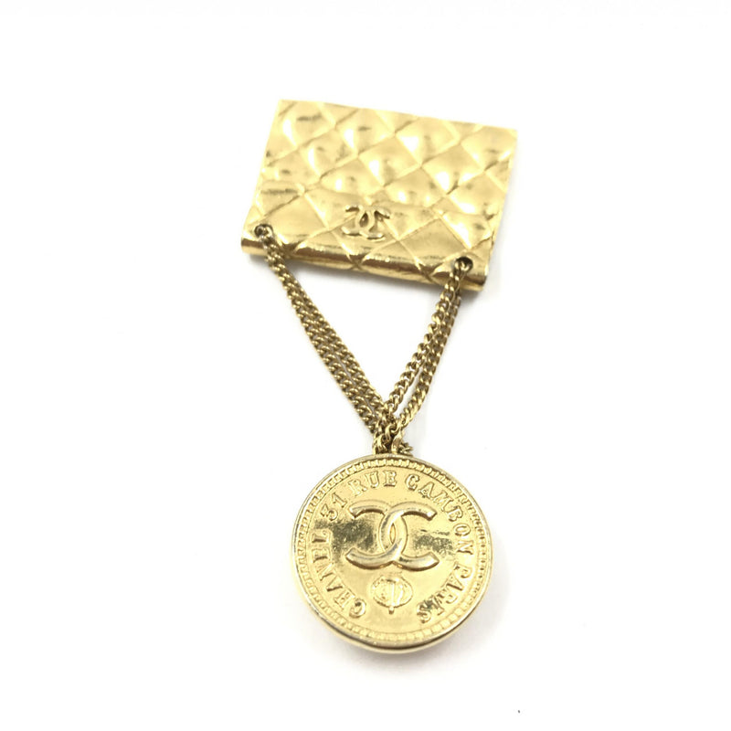 Chanel Gold Plated Bag Motif Brooch - Timeless Elegance