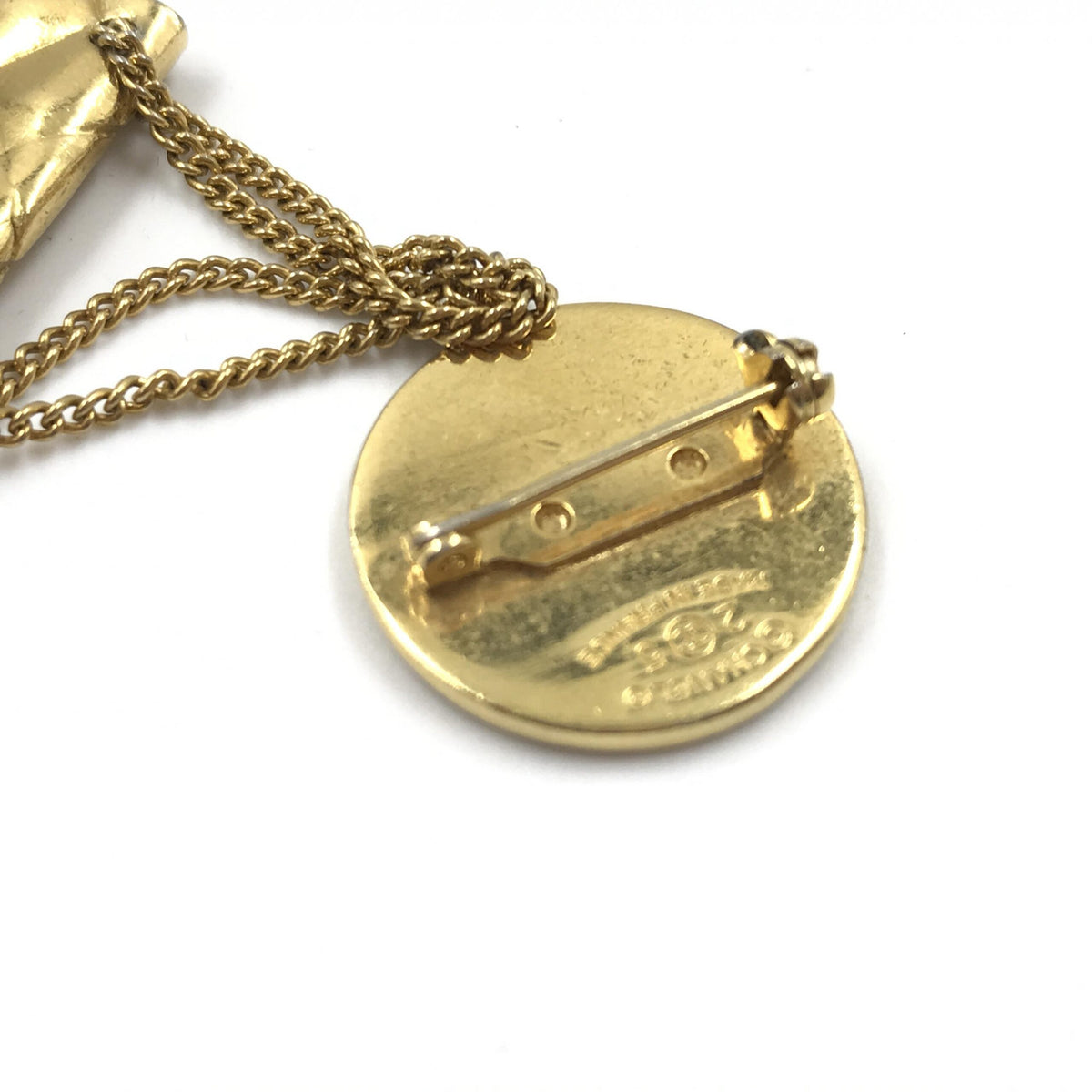Chanel Gold Plated Bag Motif Brooch - Timeless Elegance