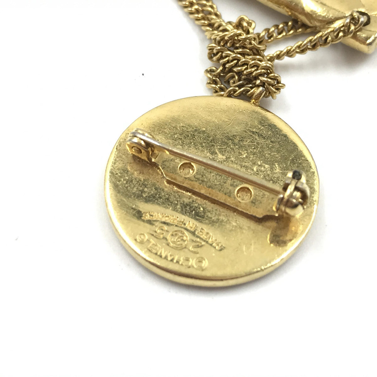 Chanel Gold Plated Bag Motif Brooch - Timeless Elegance