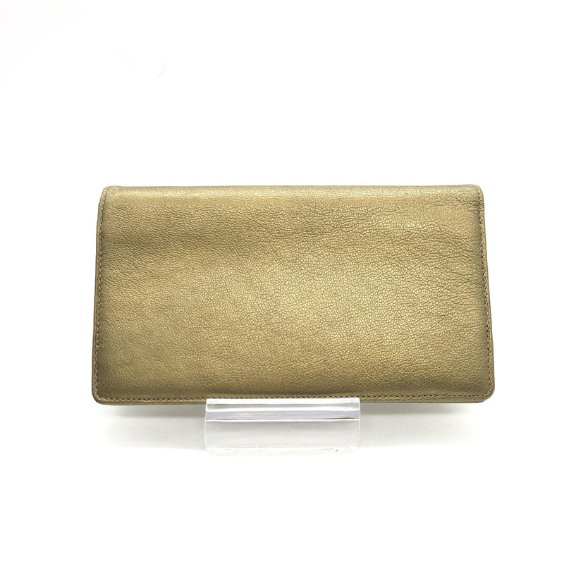 Chanel Gold Tone Caviar Leather Bifold Wallet - Timeless Luxury