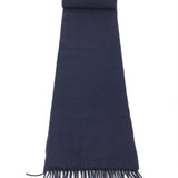 Johnstons of Elgin Navy Blue Soft Wool Scarf - Timeless Elegance