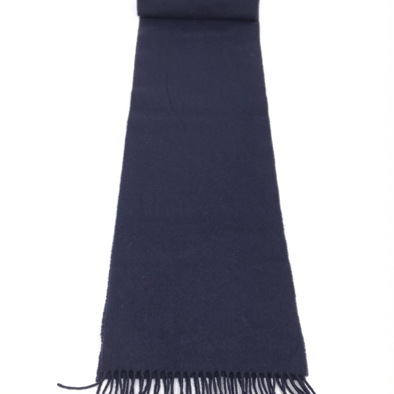 Johnstons of Elgin Navy Blue Soft Wool Scarf - Timeless Elegance
