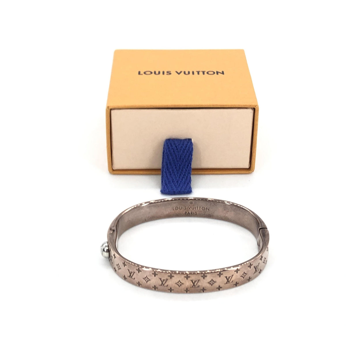Louis Vuitton Nanogram Cuff Bangle - Élégance Intemporelle