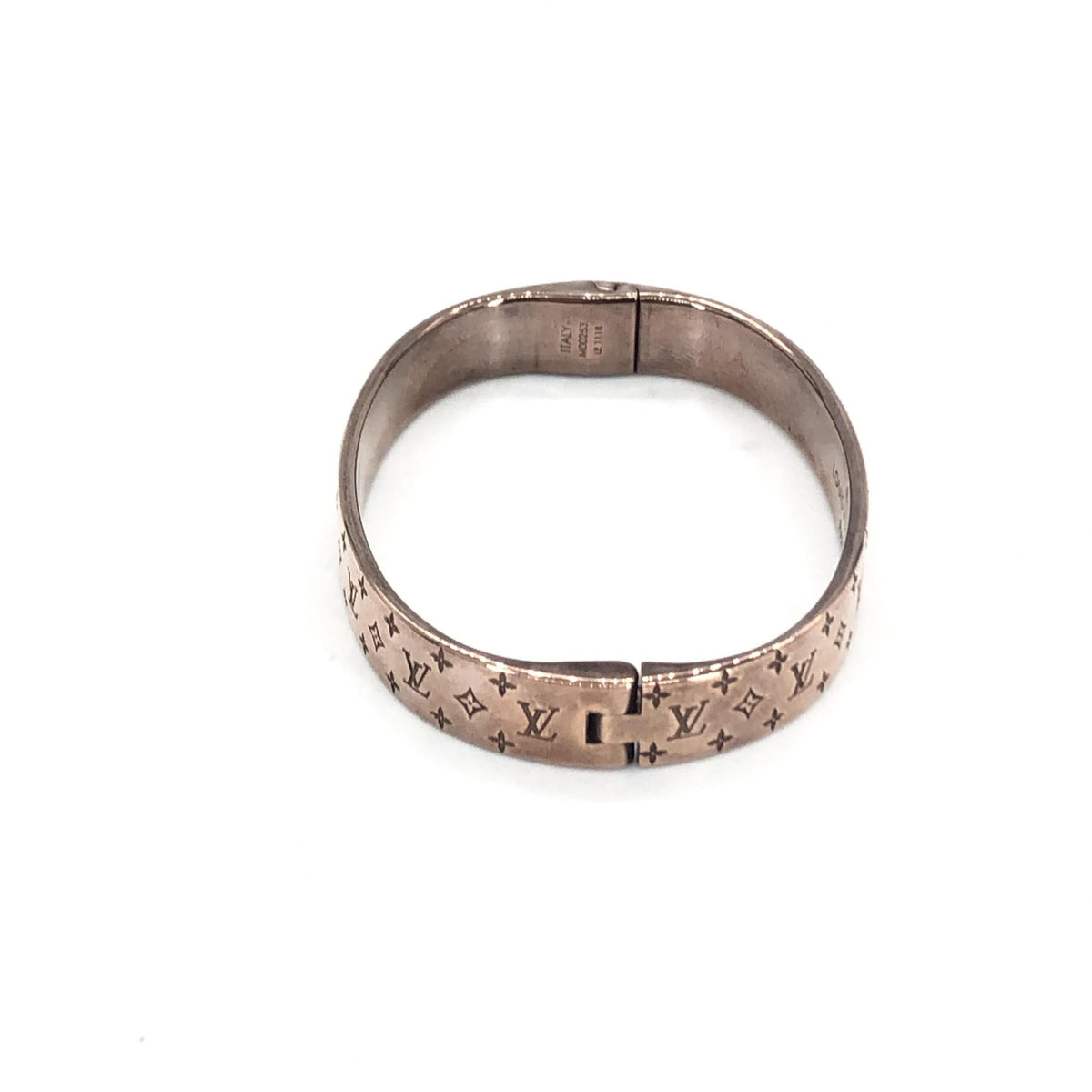 Louis Vuitton Nanogram Cuff Bangle - Élégance Intemporelle