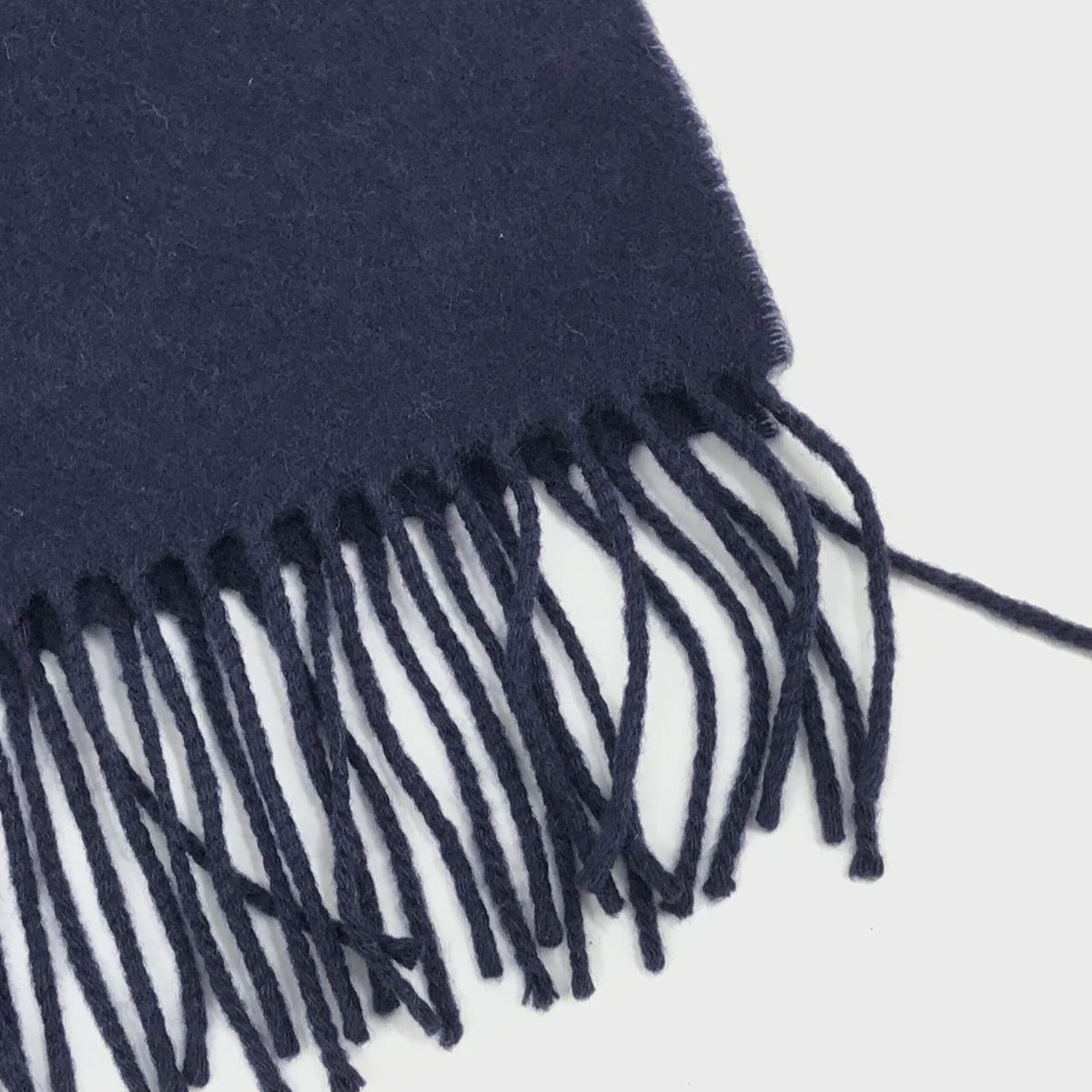 Johnstons of Elgin Navy Blue Soft Wool Scarf - Timeless Elegance