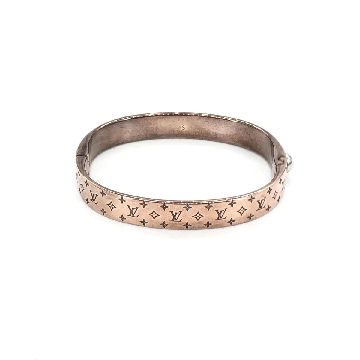 Louis Vuitton Nanogram Cuff Bangle - Élégance Intemporelle