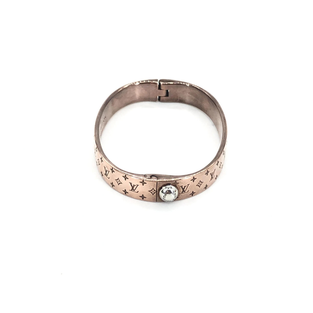 Louis Vuitton Nanogram Cuff Bangle - Élégance Intemporelle